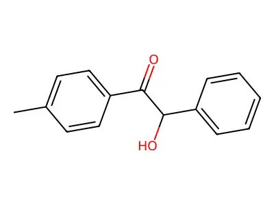 2-Hydroxy-2-phenyl-1-P-tolyl-ethanone structure