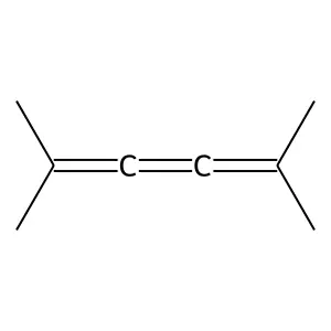 2,3,4-Hexatriene, 2,5-dimethyl- structure
