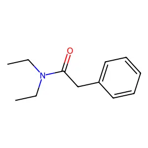 N,N-二乙基-2-苯基乙酰胺 structure