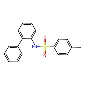 N-Biphenyl-2-yl-4-methyl-benzenesulfonamide structure