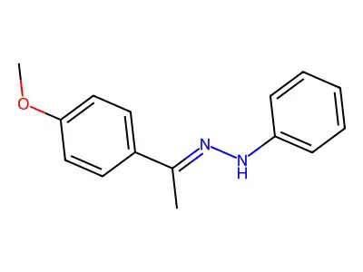 甲基对甲氧基苯基酮苯腙 structure
