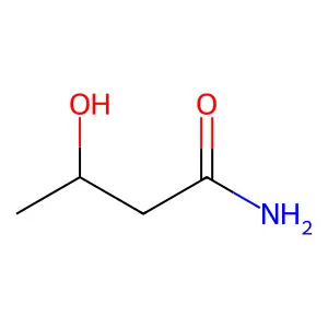 3-Hydroxybutanamide structure