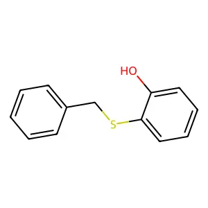 Phenol, o-(benzylthio)- structure