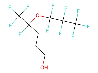 4,5,5,5-Tetrafluoro-4-(heptafluoropropoxy)pentan-1-ol structure