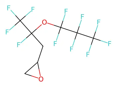 [2,3,3,3-Tetrafluoro-2-(heptafluoropropoxy)propyl]epoxide structure