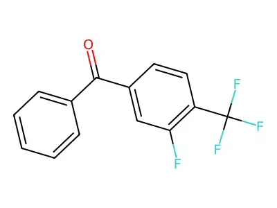3-Fluoro-4-(trifluoromethyl)benzophenone structure