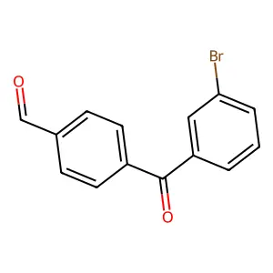 4-[(3-Bromophenyl)carbonyl]benzaldehyde structure