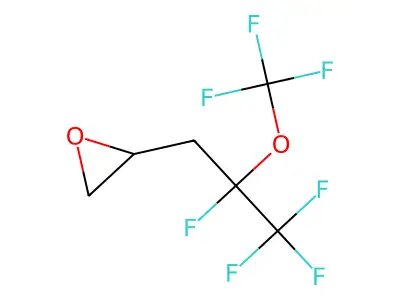 [2,3,3,3-Tetrafluoro-2-(trifluoromethoxy)propyl]oxirane structure