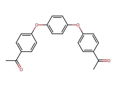 Ethanone, 1,1'-[1,4-phenylenebis(oxy-4,1-phenylene)]bis- structure
