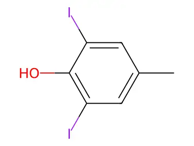 2,6-Diiodo-4-methylphenol structure