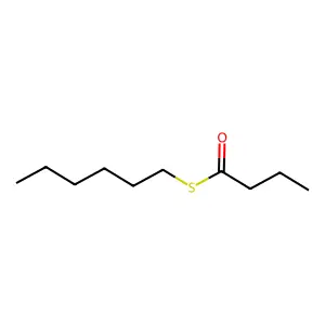 S-Hexyl butanethioate structure