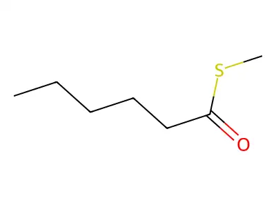 S-Methyl hexanethioate structure