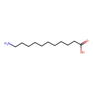 11-Aminoundecanoic acid structure