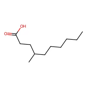 4-Methyldecanoic acid structure