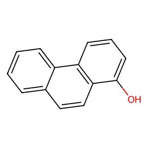 1-羟基菲 structure