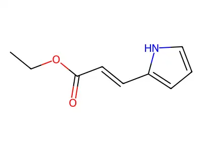 Ethyl 3-(1H-pyrrol-2-yl)acrylate structure