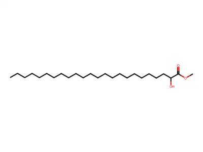 Methyl 2-hydroxytetracosanoate structure