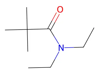 N,N-diethyl-2,2-dimethylpropanamide structure