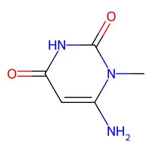 6-Amino-1-methyluracil structure
