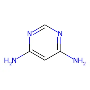 4,6-二氨基嘧啶 structure