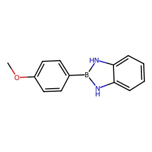 2-(4-Methoxyphenyl)-2,3-dihydro-1H-1,3,2-benzodiazaborole structure