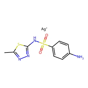 Silver sulfamethizole structure