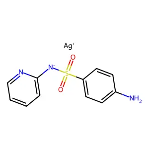 Silver sulfapyridine structure