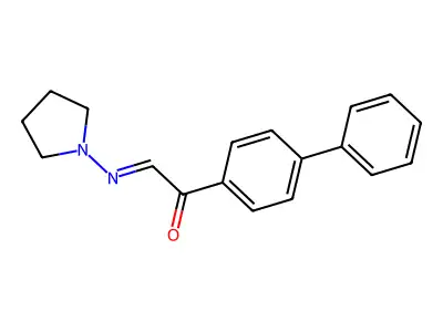 1-(4-Phenylphenyl)-2-pyrrolidin-1-yliminoethanone structure