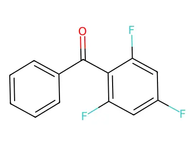 Phenyl(2,4,6-trifluorophenyl)methanone structure