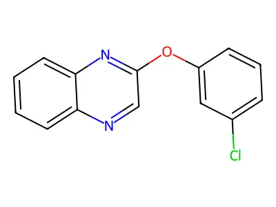 2-(3-Chlorophenoxy)quinoxaline structure