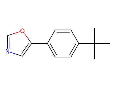 5-(4-Tert-butylphenyl)-1,3-oxazole structure