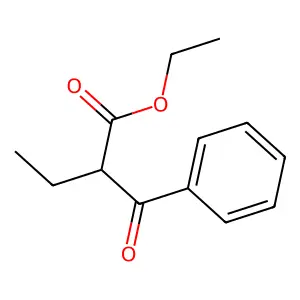 Ethyl 2-benzoylbutanoate structure