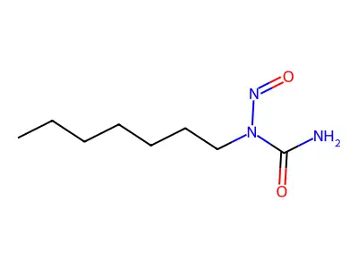 Urea, 1-heptyl-1-nitroso- structure