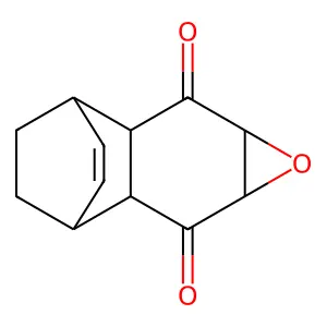 3,6-Ethanonaphth[2,3-b]oxirene-2,7-dione, 1a,2a,3,6,6a,7a-hexahydro- structure