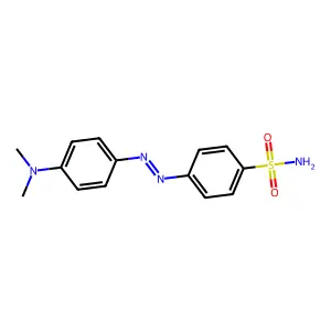 Benzenesulfonamide, p-((p-(dimethylamino)phenyl)azo)- structure