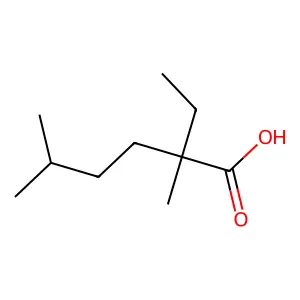 新癸酸 structure