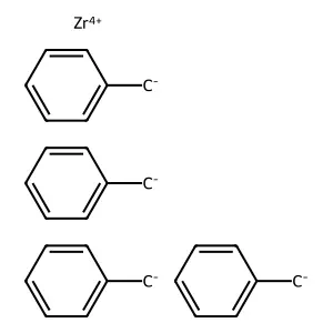 四苄基锆 structure