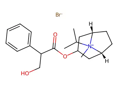 異丙托溴銨 structure