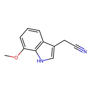 7-Methoxyindole-3-acetonitrile structure