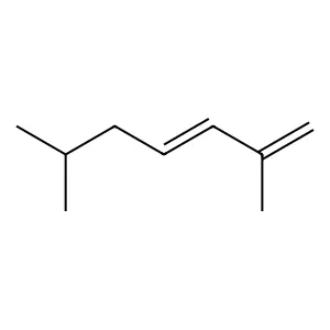 2,6-Dimethyl-1,3-heptadiene structure
