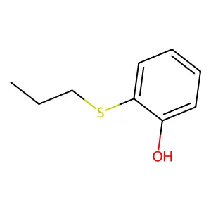 2-(Propylthio)phenol structure