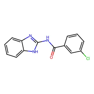 N-(1H-Benzimidazol-2-YL)-3-chlorobenzamide structure