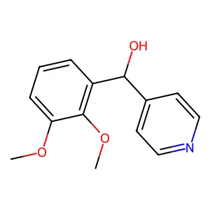 (2,3-Dimethoxyphenyl)(4-pyridinyl)methanol structure