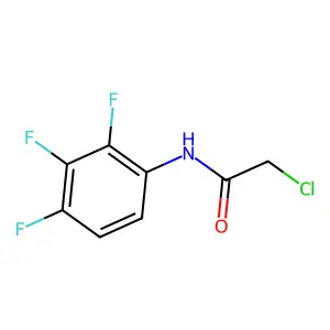 2-chloro-N-(2,3,4-trifluorophenyl)acetamide structure
