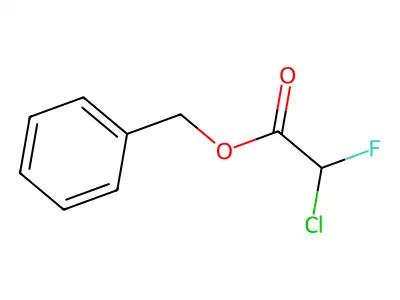 Benzyl chlorofluoroacetate structure