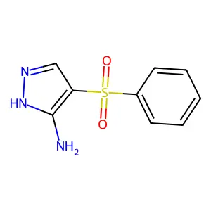 4-(benzenesulfonyl)-1H-pyrazol-5-amine structure