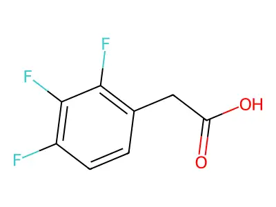 2-(2,3,4-Trifluorophenyl)acetic acid structure