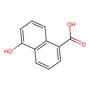 5-Hydroxy-1-naphthoic acid structure