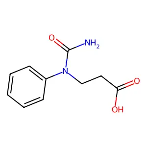3-(1-Phenyl-ureido)-propionic acid structure