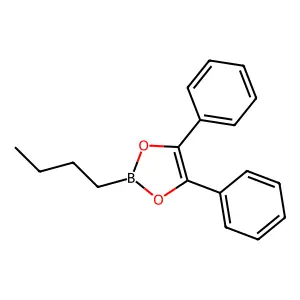 2-Butyl-4,5-diphenyl-1,3,2-dioxaborole structure